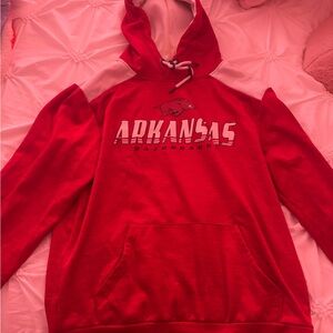 Colosseum Red and White Men's Hoodie